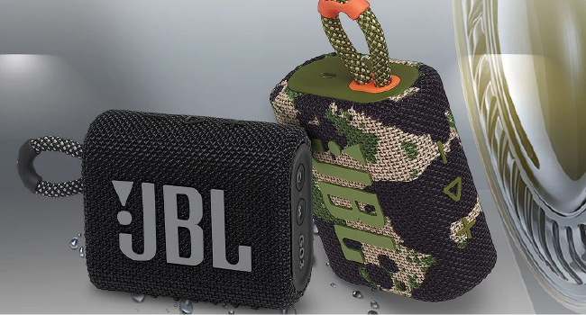 IP67 A built-in loop lets you carry it around easily, and its IP67 rating means it's waterproof and dustproof for use at the beach, park, or pool. The speaker has a 1.7 x 1.9" full-range driver that delivers up to 4.2W of RMS power.